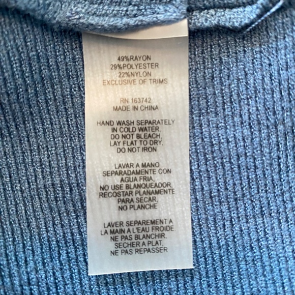 BUY 2 & GET 1 FREE - LIV Sweater with Crystal Accented Sleeves Sz XL - NWOT - Picture 6 of 6